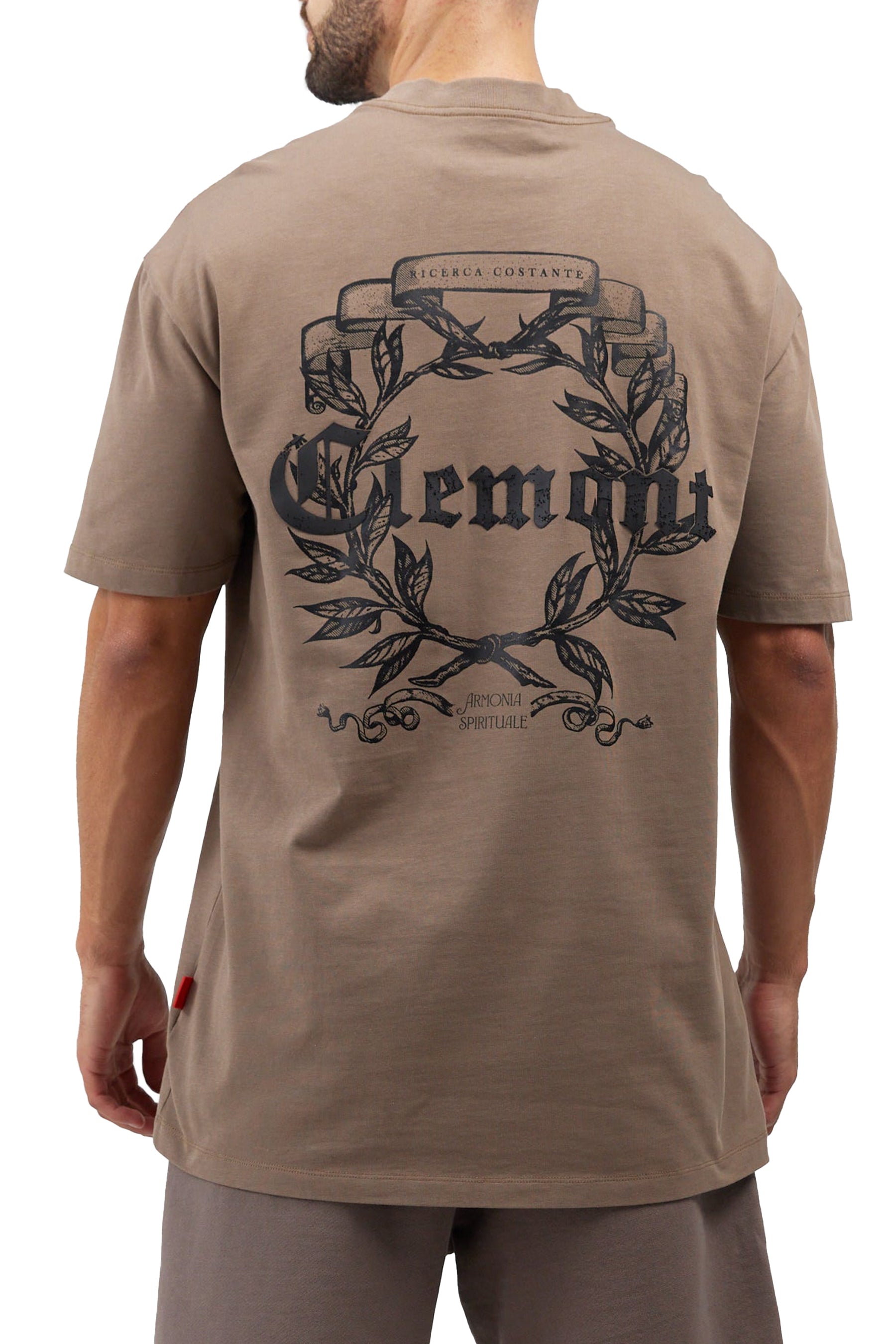 T-SHIRT MEN ESTREMO TAUPE CLEMONT
