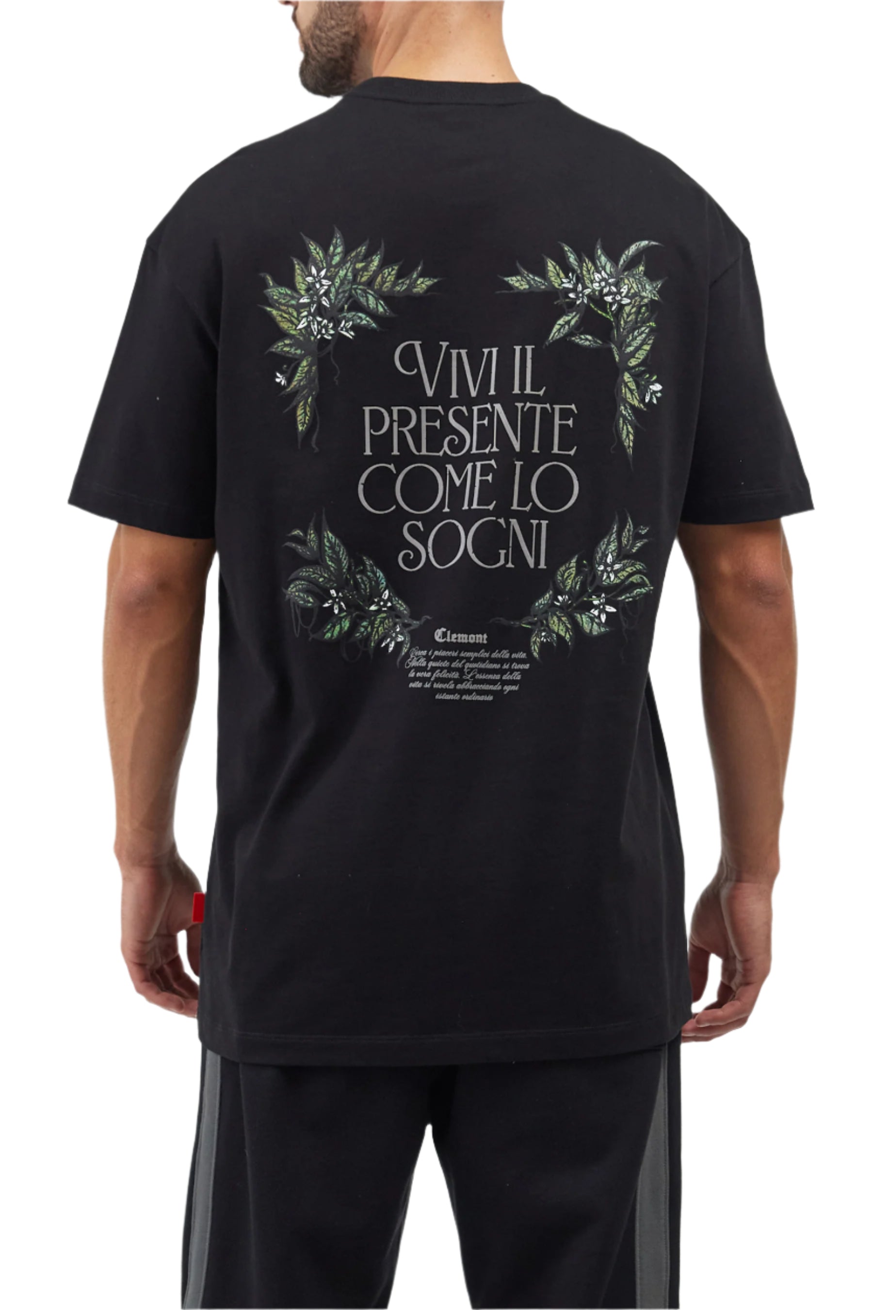 T-SHIRT MEN SINFONÍA BLACK CLEMONT