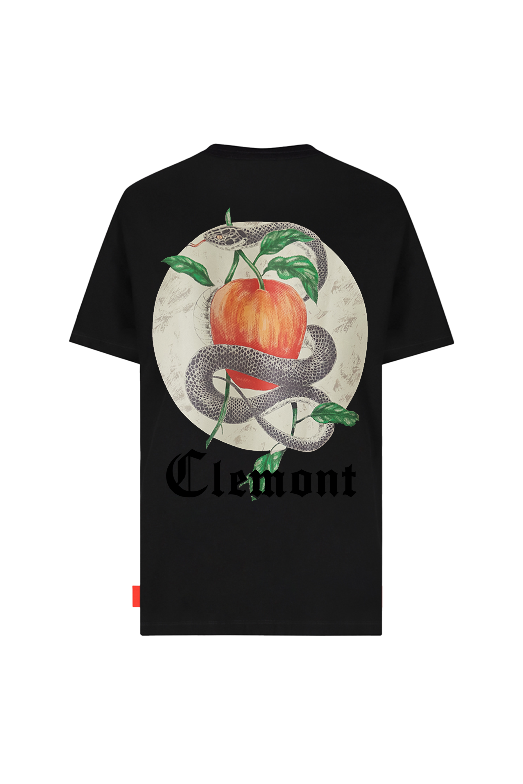 CAMISETA SERPENTE NEGRO CLEMONT