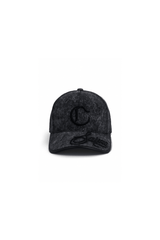 ACCESORIOS GORRA FLESSO LAVADO ÁCIDO NEGRO CLEMONT - Clemont Oficial