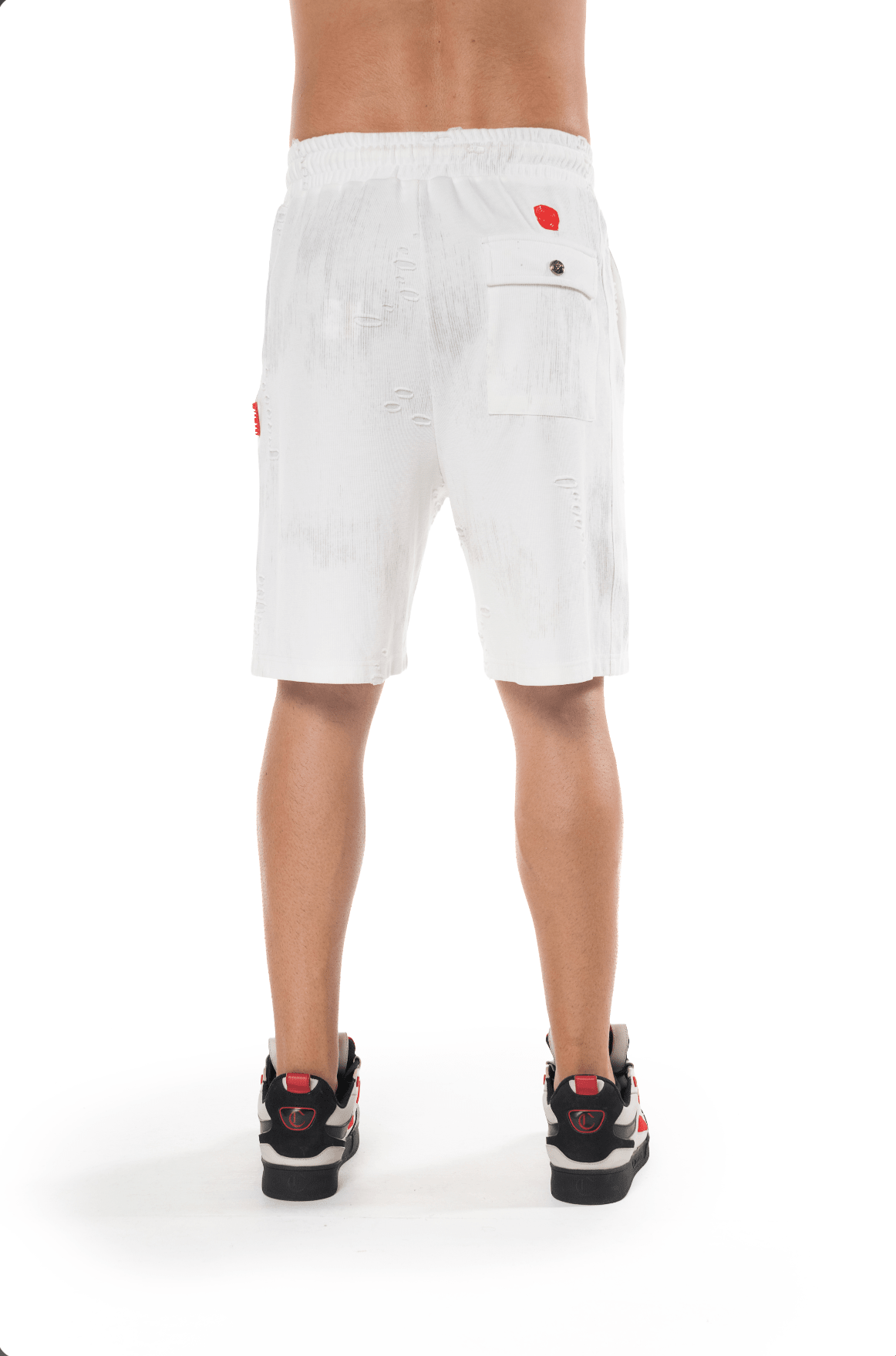 BERMUDA MASCULINA IL MALE CREMA/NEGRO CLEMONT - Clemont Oficial