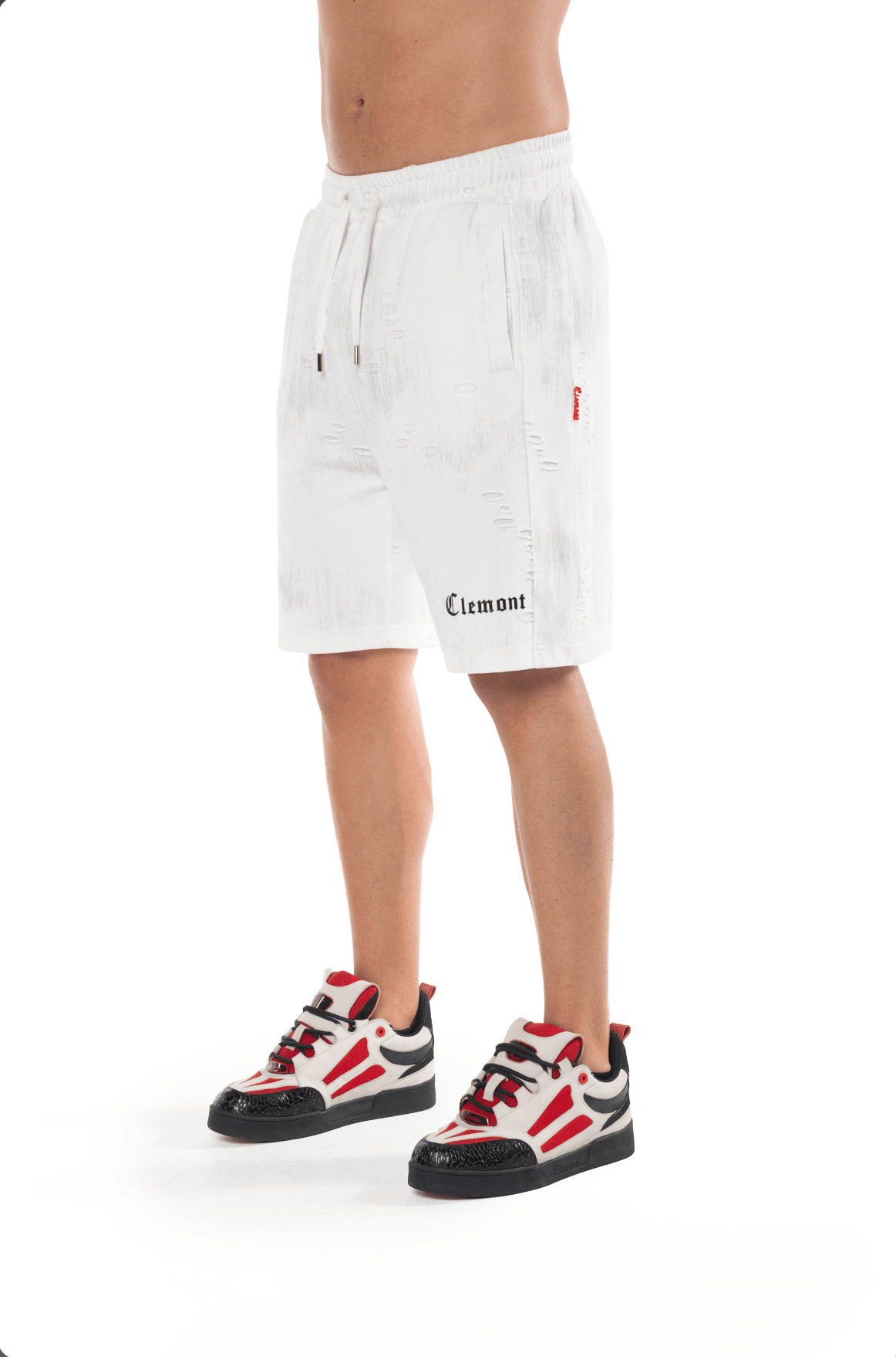 BERMUDA MASCULINA IL MALE CREMA/NEGRO CLEMONT - Clemont Oficial