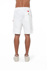 BERMUDA MASCULINA IL MALE CREMA/NEGRO CLEMONT - Clemont Oficial