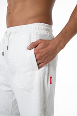 BERMUDA MASCULINA IL MALE CREMA/NEGRO CLEMONT - Clemont Oficial