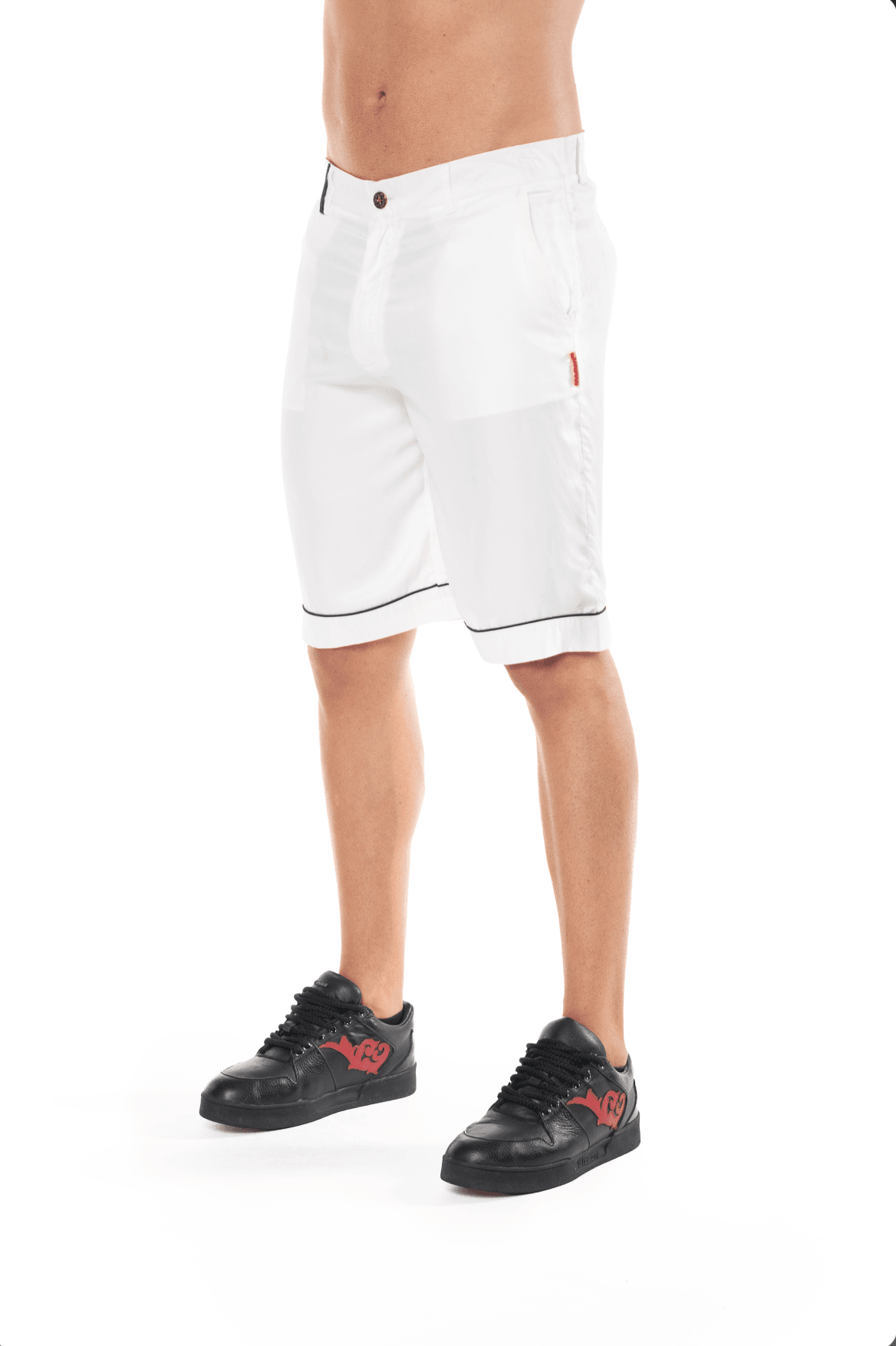 BERMUDA NOBILE CREMA/NEGRO MASCULINO CLEMONT - CLEMONT.CO S.A.S.