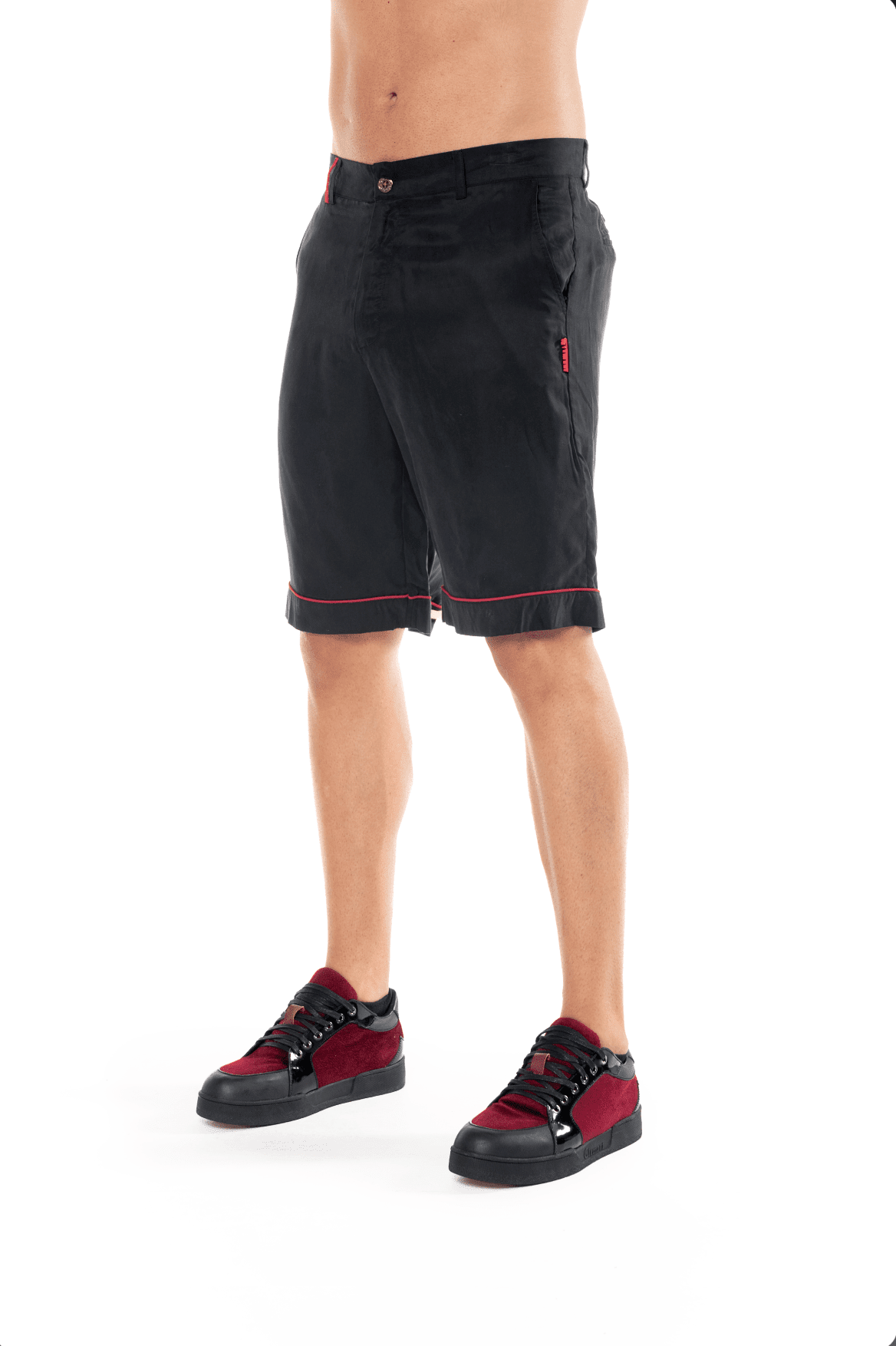 BERMUDA NOBILE NEGRO/ROJO MASCULINO CLEMONT - CLEMONT.CO S.A.S.