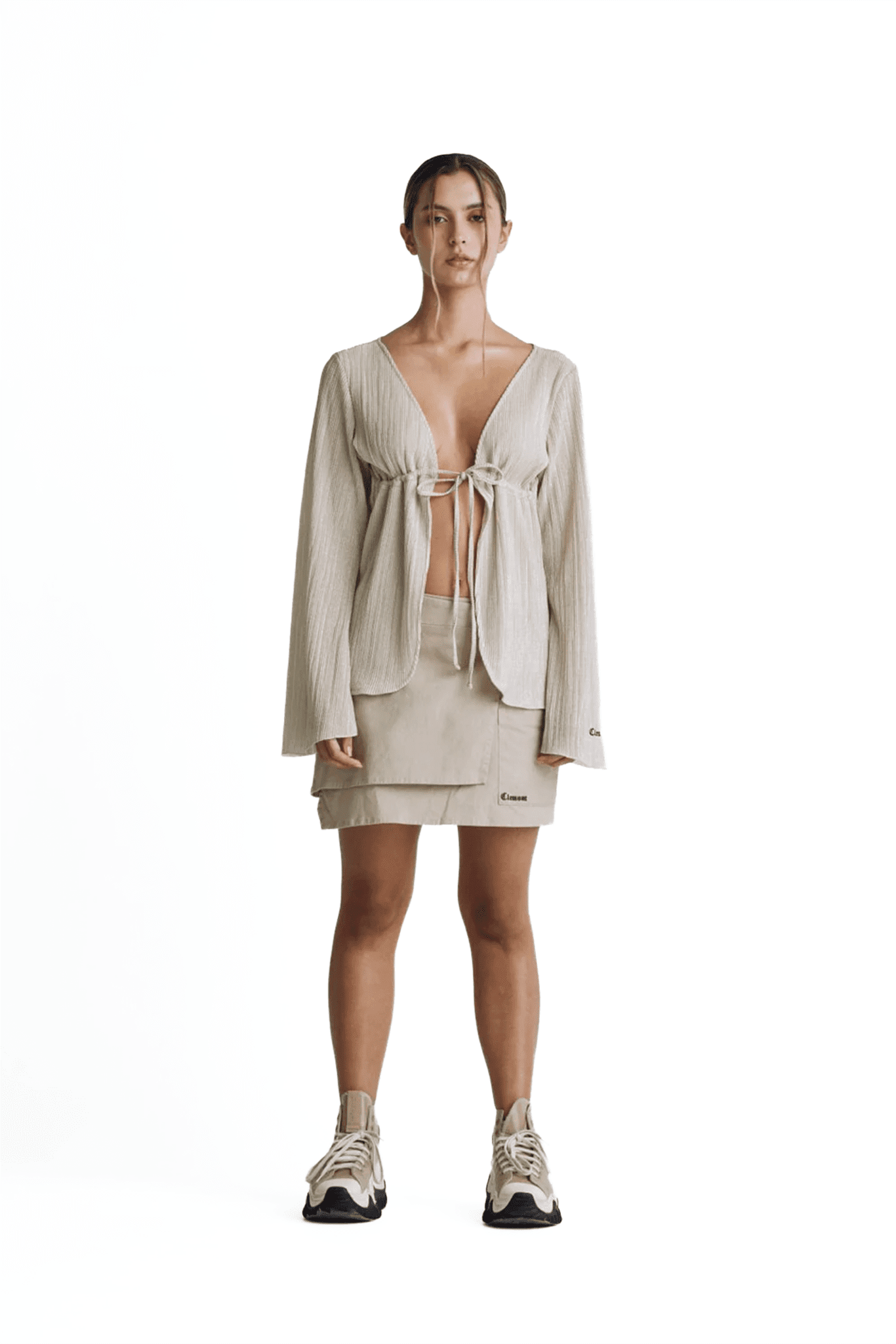 BLUSA DIVINEZZA NUDE CLEMONT - CLEMONT.CO S.A.S.