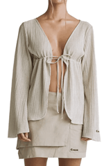 BLUSA DIVINEZZA NUDE CLEMONT - CLEMONT.CO S.A.S.