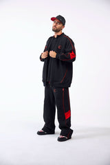 BUZO MASCULINO MUTO NEGRO/ROJO CLEMONT - CLEMONT.CO S.A.S.
