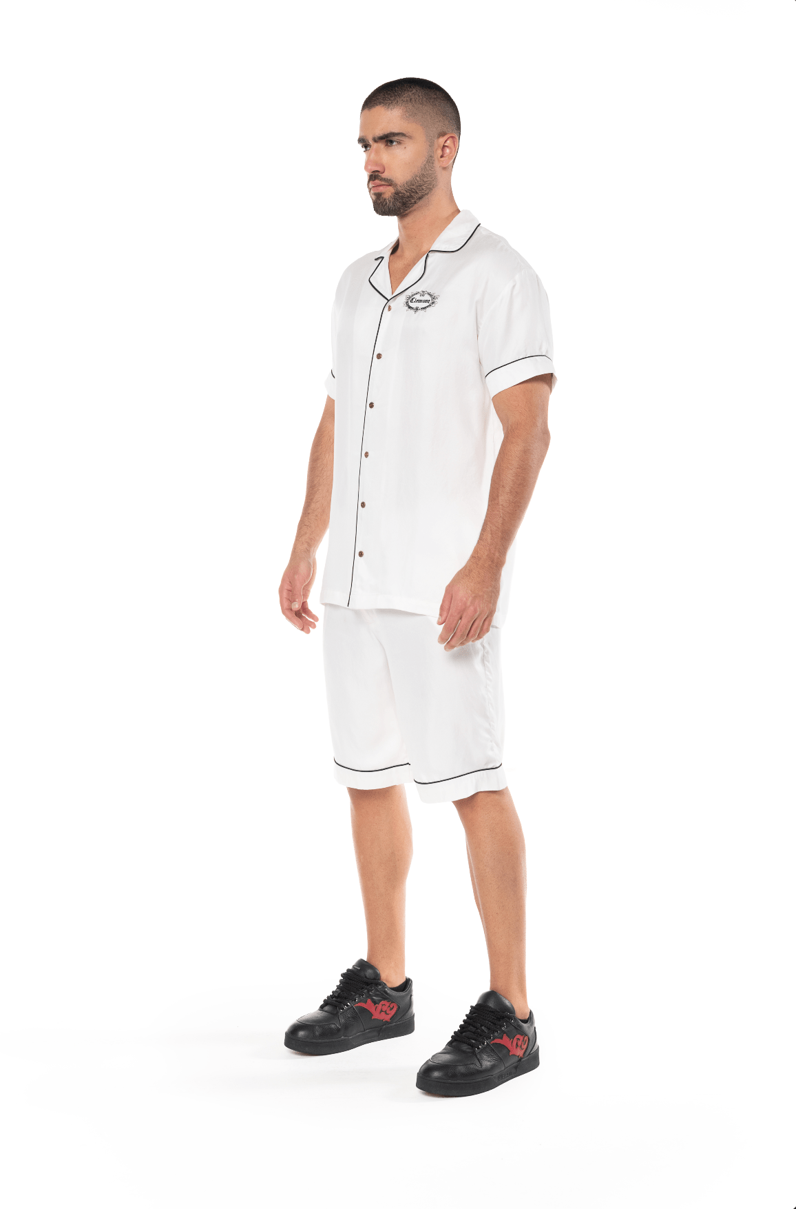 CAMISA DINAMO CREMA/NEGRO MASCULINO CLEMONT - CLEMONT.CO S.A.S.