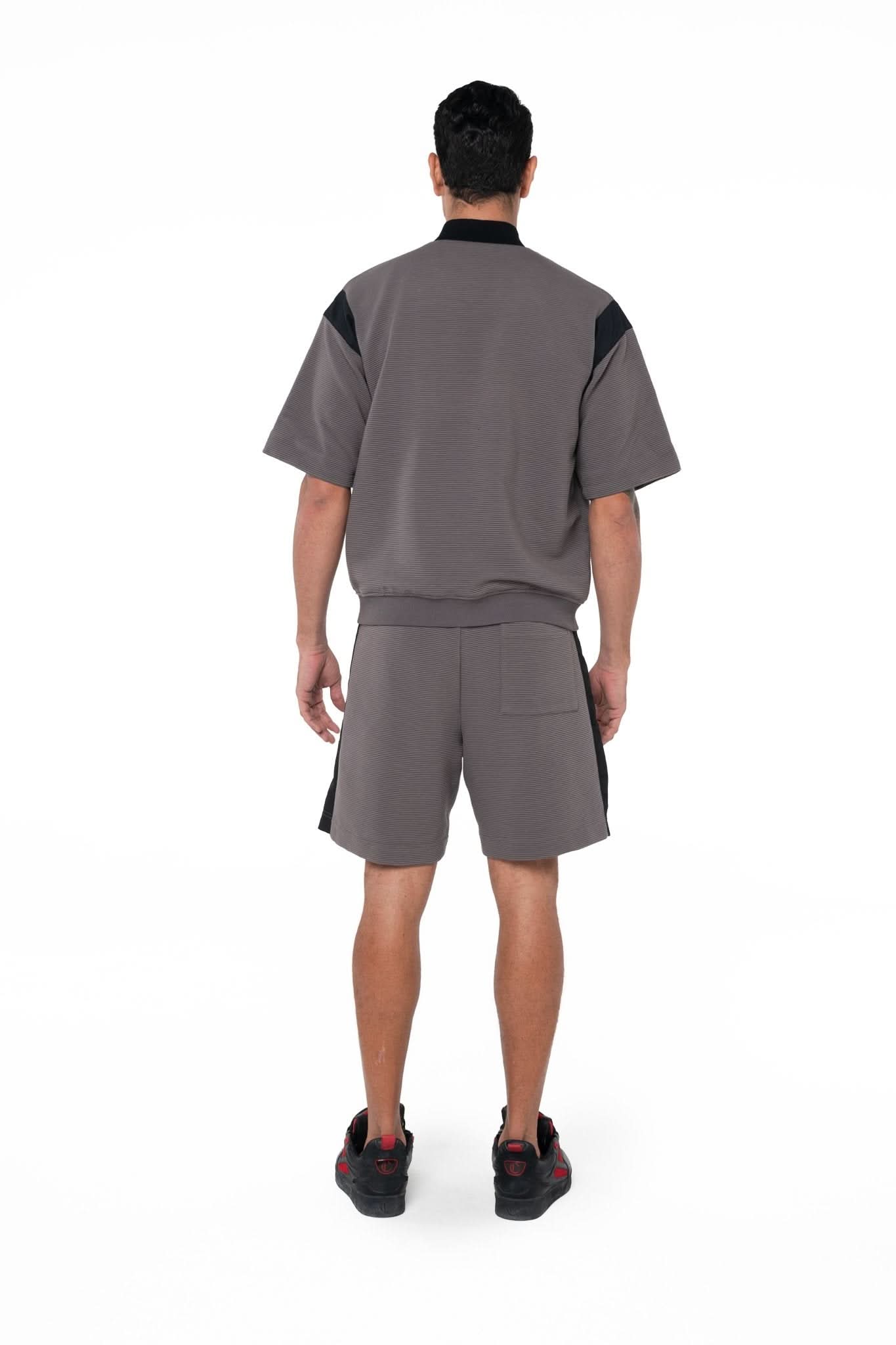 CAMISA SEMI OVERSIZED MASCULINA ISTANA GRIS CLEMONT - Clemont Oficial