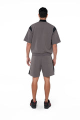 CAMISA SEMI OVERSIZED MASCULINA ISTANA GRIS CLEMONT - Clemont Oficial