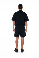 CAMISA SEMI OVERSIZED MASCULINA ISTANA NEGRO CLEMONT - Clemont Oficial