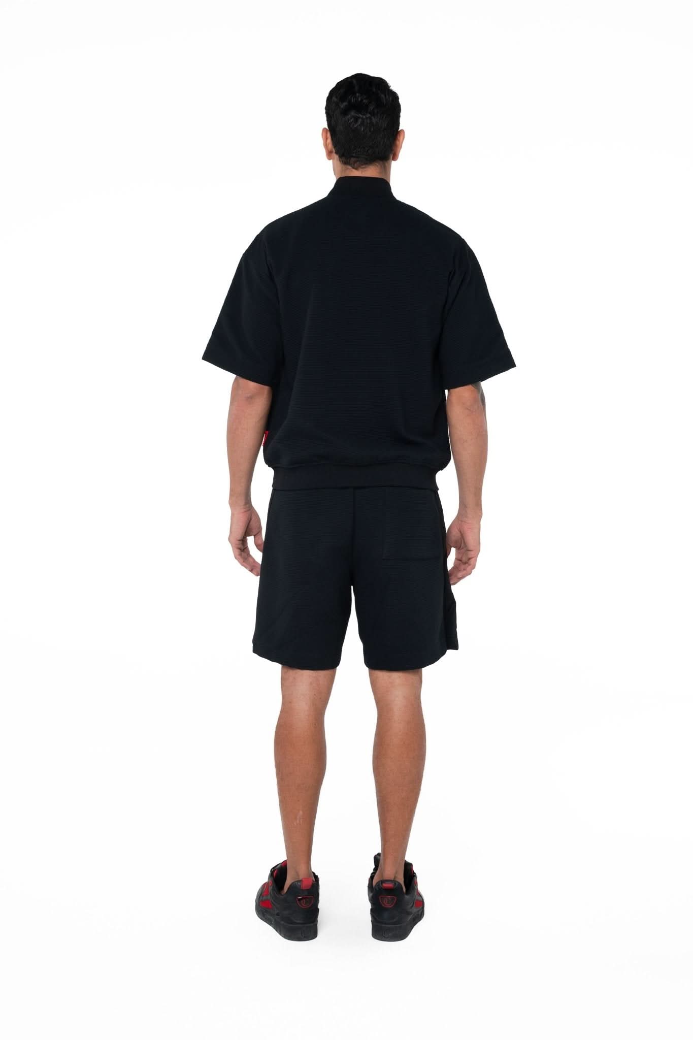 CAMISA SEMI OVERSIZED MASCULINA ISTANA NEGRO CLEMONT - Clemont Oficial