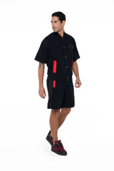 CAMISA SEMI OVERSIZED MASCULINA ISTANA NEGRO CLEMONT - Clemont Oficial