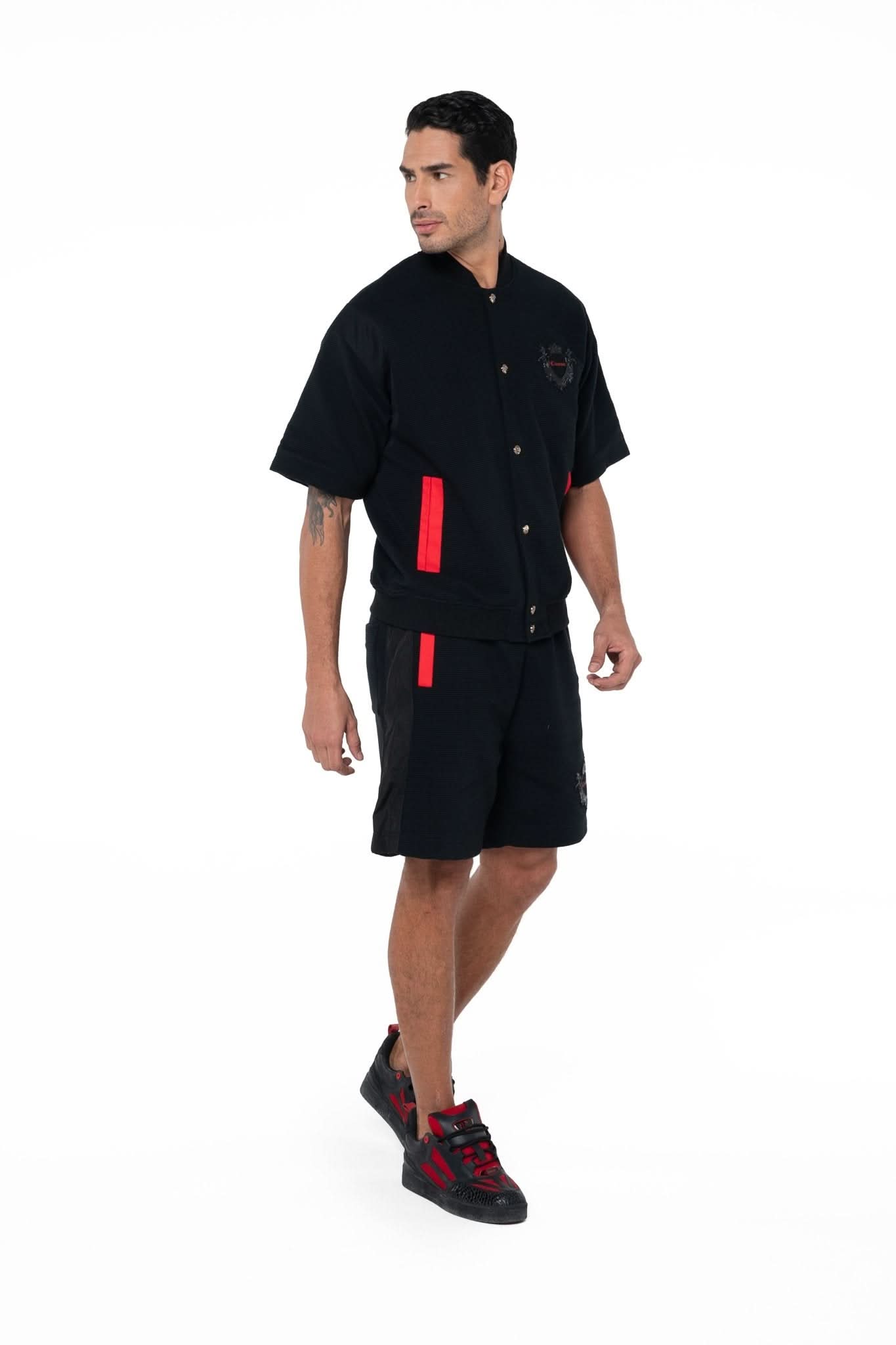 CAMISA SEMI OVERSIZED MASCULINA ISTANA NEGRO CLEMONT - Clemont Oficial