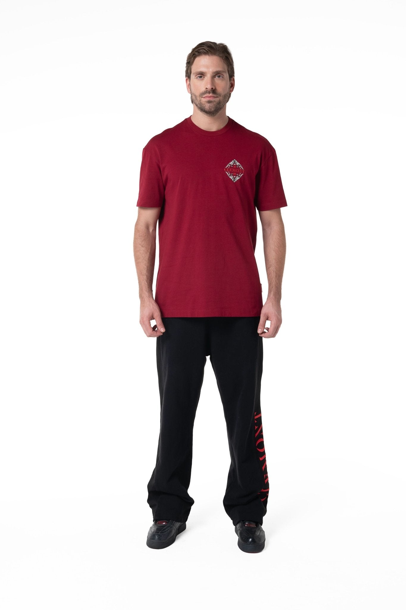 CAMISETA HOMBRE ECLISSATO VINO TINTO CLEMONT - Clemont Oficial