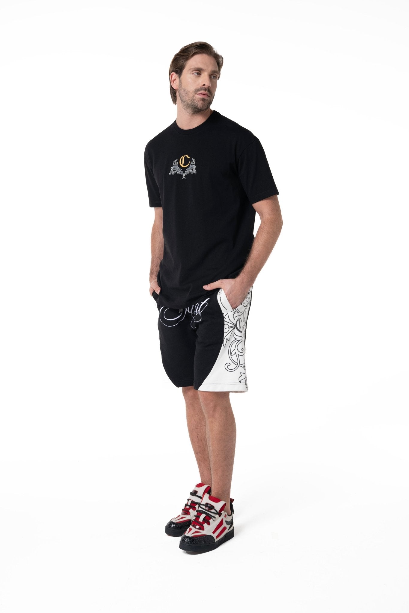 CAMISETA HOMBRE FASCINO NEGRO CLEMONT - Clemont Oficial