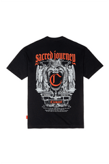 CAMISETA HOMBRE INCRESPATURA NEGRO CLEMONT - Clemont Oficial