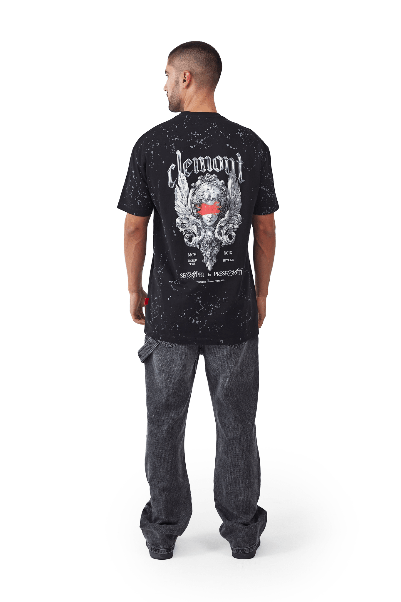 CAMISETA HOMBRE MACCHIA NEGRO CLEMONT - Clemont Oficial