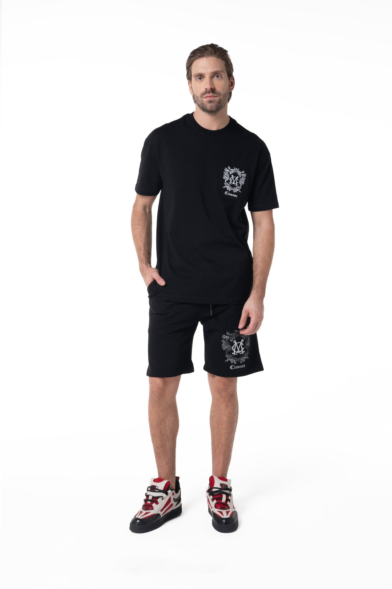 CAMISETA HOMBRE NOCTELIA NEGRO CLEMONT - Clemont Oficial