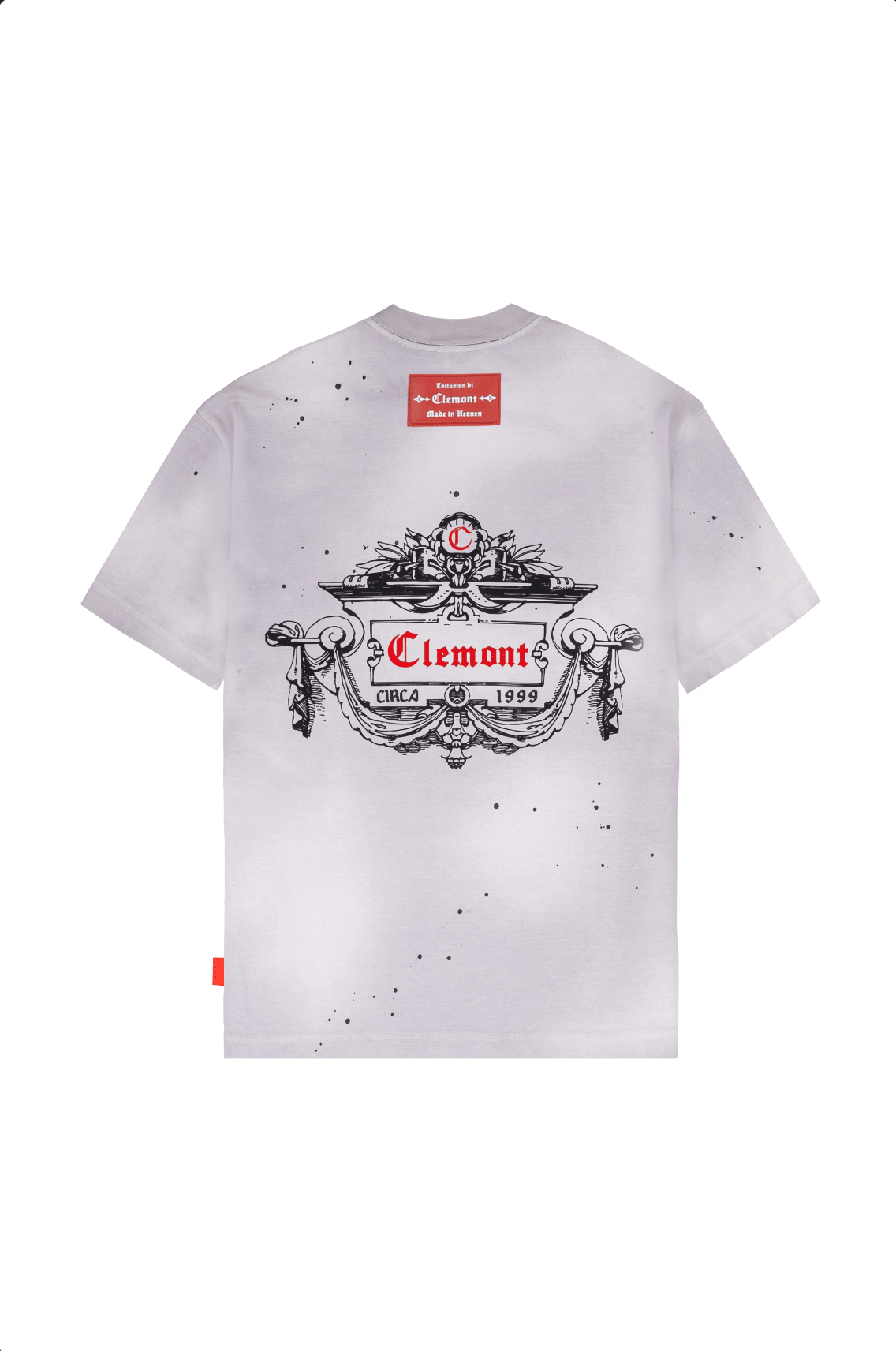 CAMISETA HOMBRE OVERSIZED DISORDINE GRIS CLEMONT - Clemont Oficial