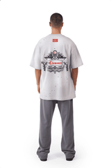 CAMISETA HOMBRE OVERSIZED DISORDINE GRIS CLEMONT - Clemont Oficial