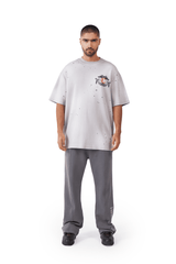 CAMISETA HOMBRE OVERSIZED DISORDINE GRIS CLEMONT - CLEMONT.CO S.A.S.