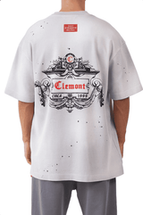 CAMISETA HOMBRE OVERSIZED DISORDINE GRIS CLEMONT - Clemont Oficial