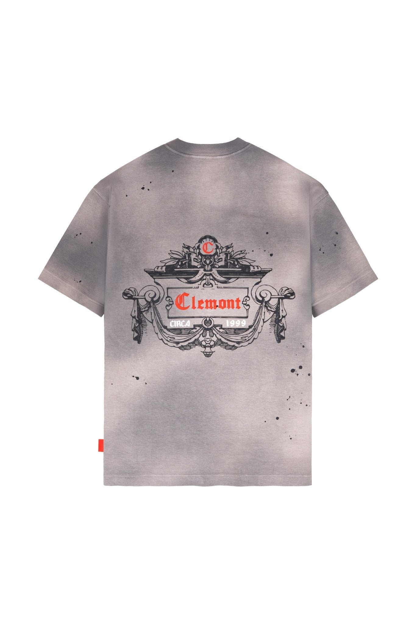 CAMISETA HOMBRE OVERSIZED DISORDINE GRIS OSCURO CLEMONT - CLEMONT.CO S.A.S.
