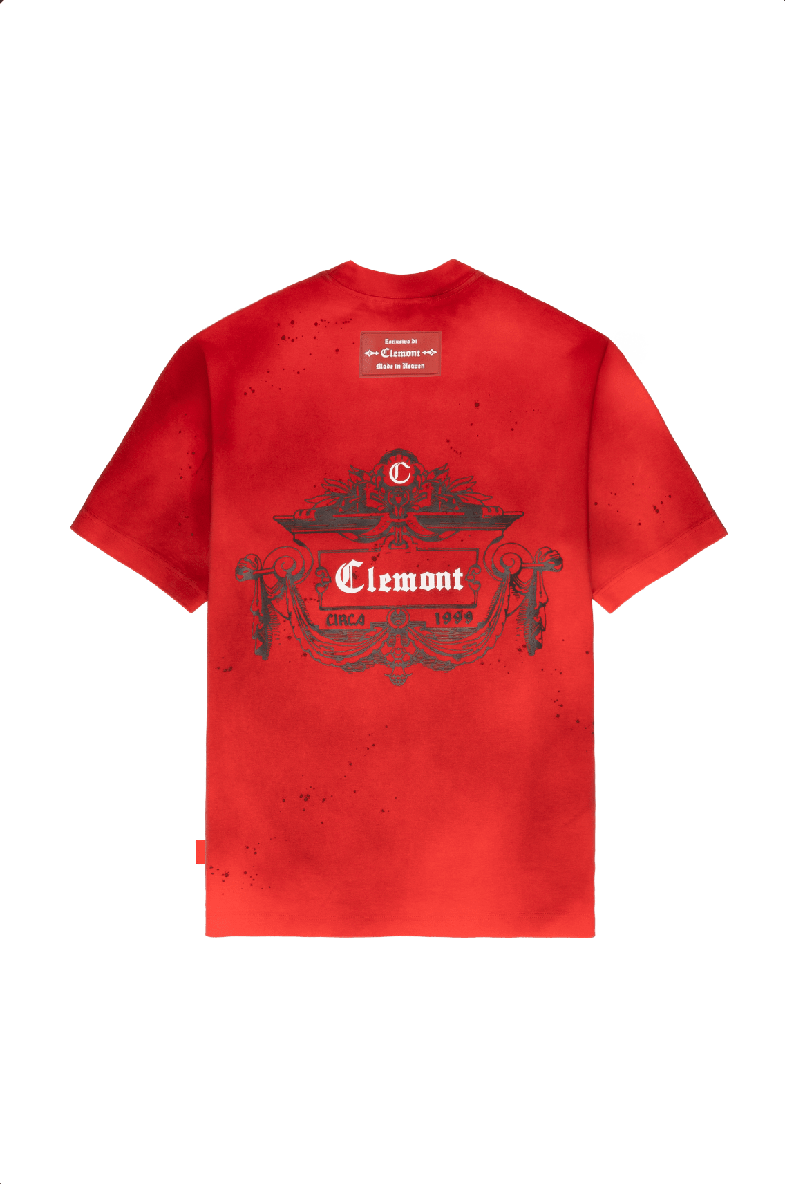 CAMISETA HOMBRE OVERSIZED DISORDINE ROJO CLEMONT - Clemont Oficial