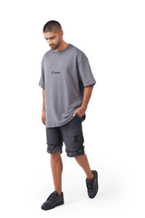 CAMISETA HOMBRE OVERSIZED PATEMA GRIS OSCURO CLEMONT - CLEMONT.CO S.A.S.