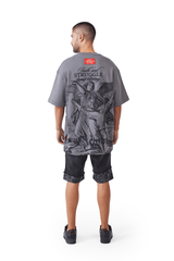 CAMISETA HOMBRE OVERSIZED PATEMA GRIS OSCURO CLEMONT - CLEMONT.CO S.A.S.