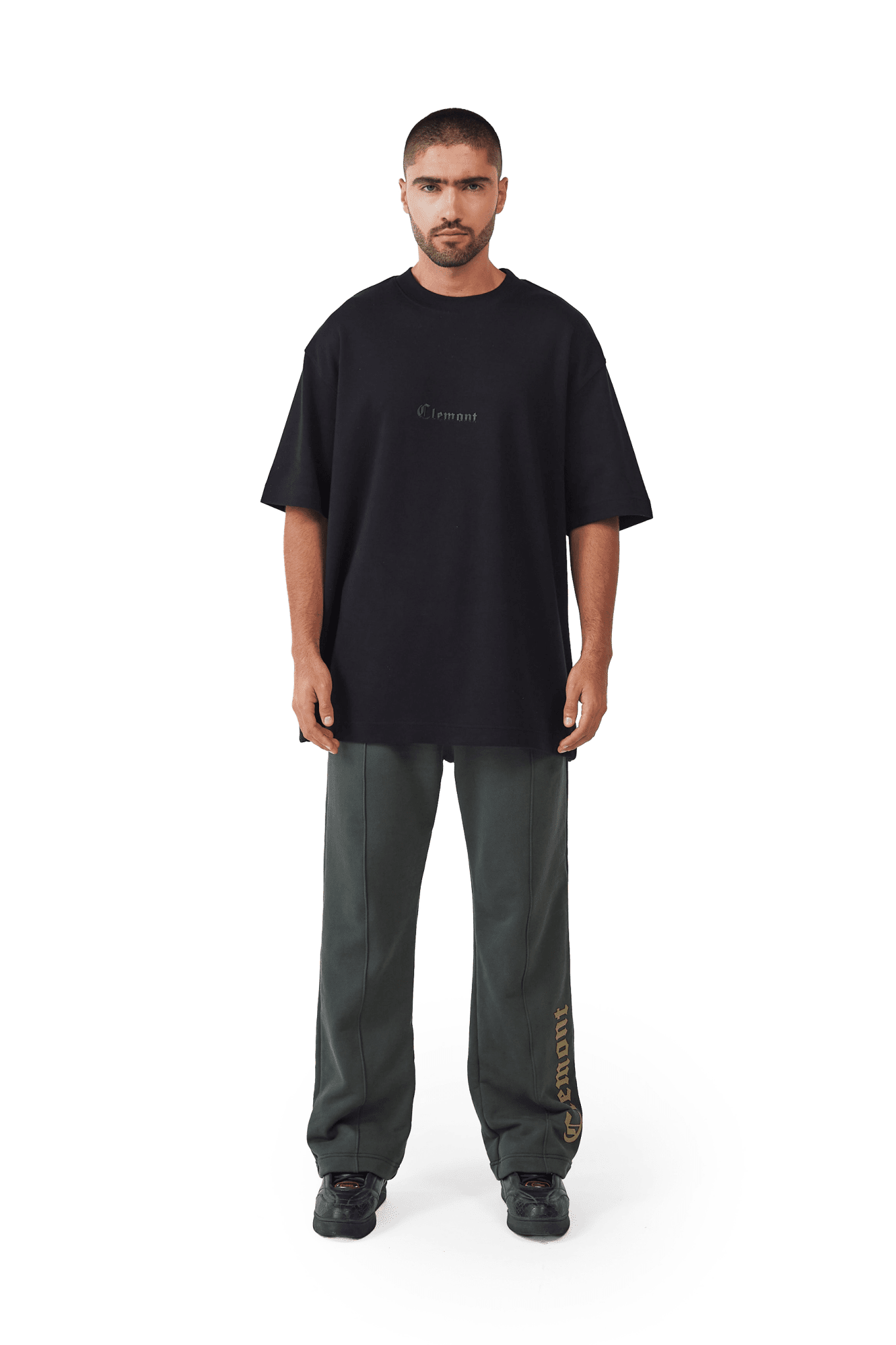 CAMISETA HOMBRE OVERSIZED PATEMA NEGRO CLEMONT - CLEMONT.CO S.A.S.