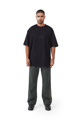 CAMISETA HOMBRE OVERSIZED PATEMA NEGRO CLEMONT - CLEMONT.CO S.A.S.