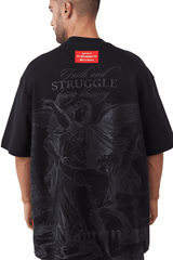 CAMISETA HOMBRE OVERSIZED PATEMA NEGRO CLEMONT - CLEMONT.CO S.A.S.