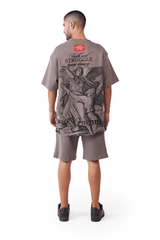CAMISETA HOMBRE OVERSIZED PATEMA TAUPE CLEMONT - CLEMONT.CO S.A.S.