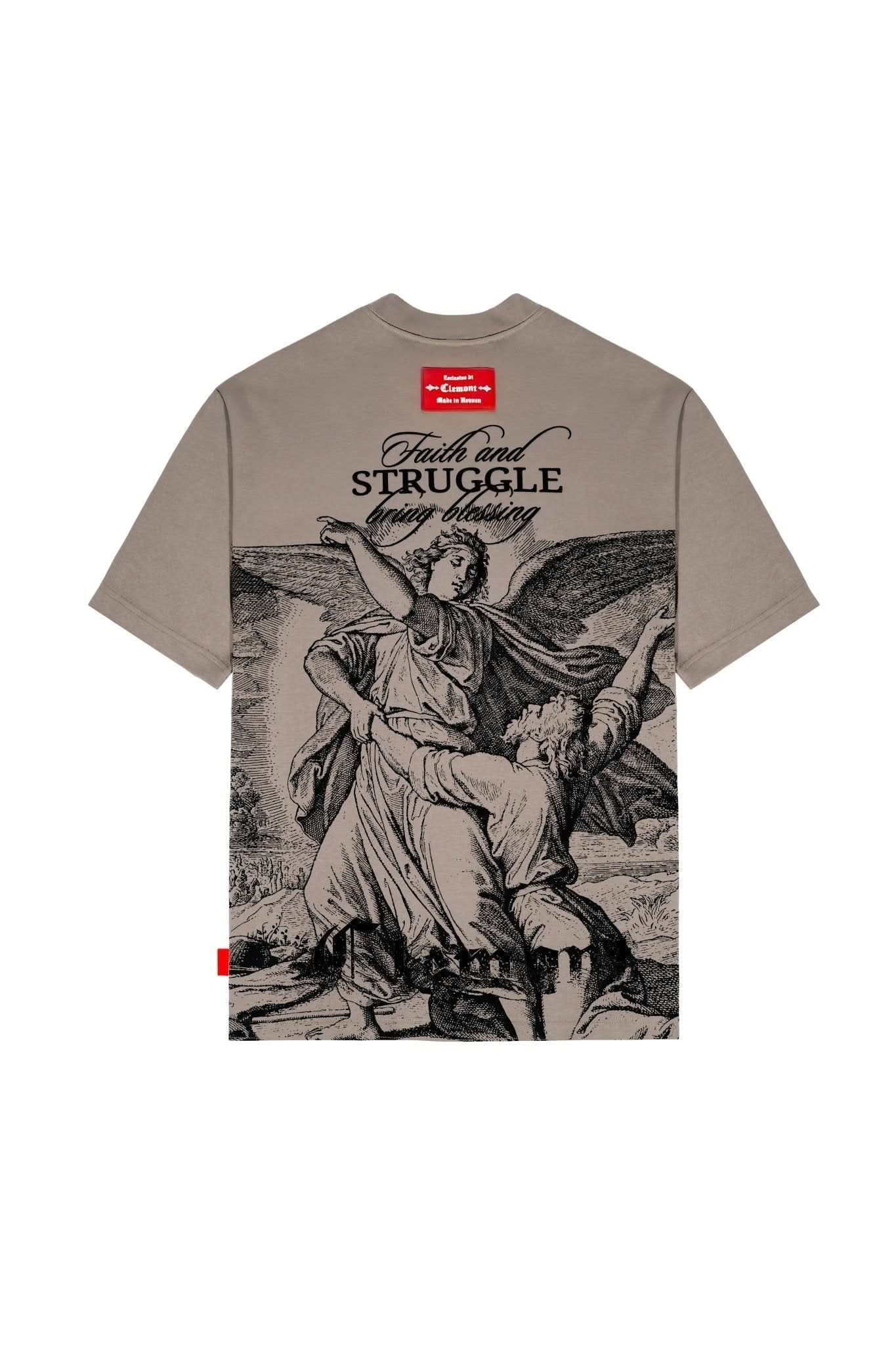 CAMISETA HOMBRE OVERSIZED PATEMA TAUPE CLEMONT - CLEMONT.CO S.A.S.