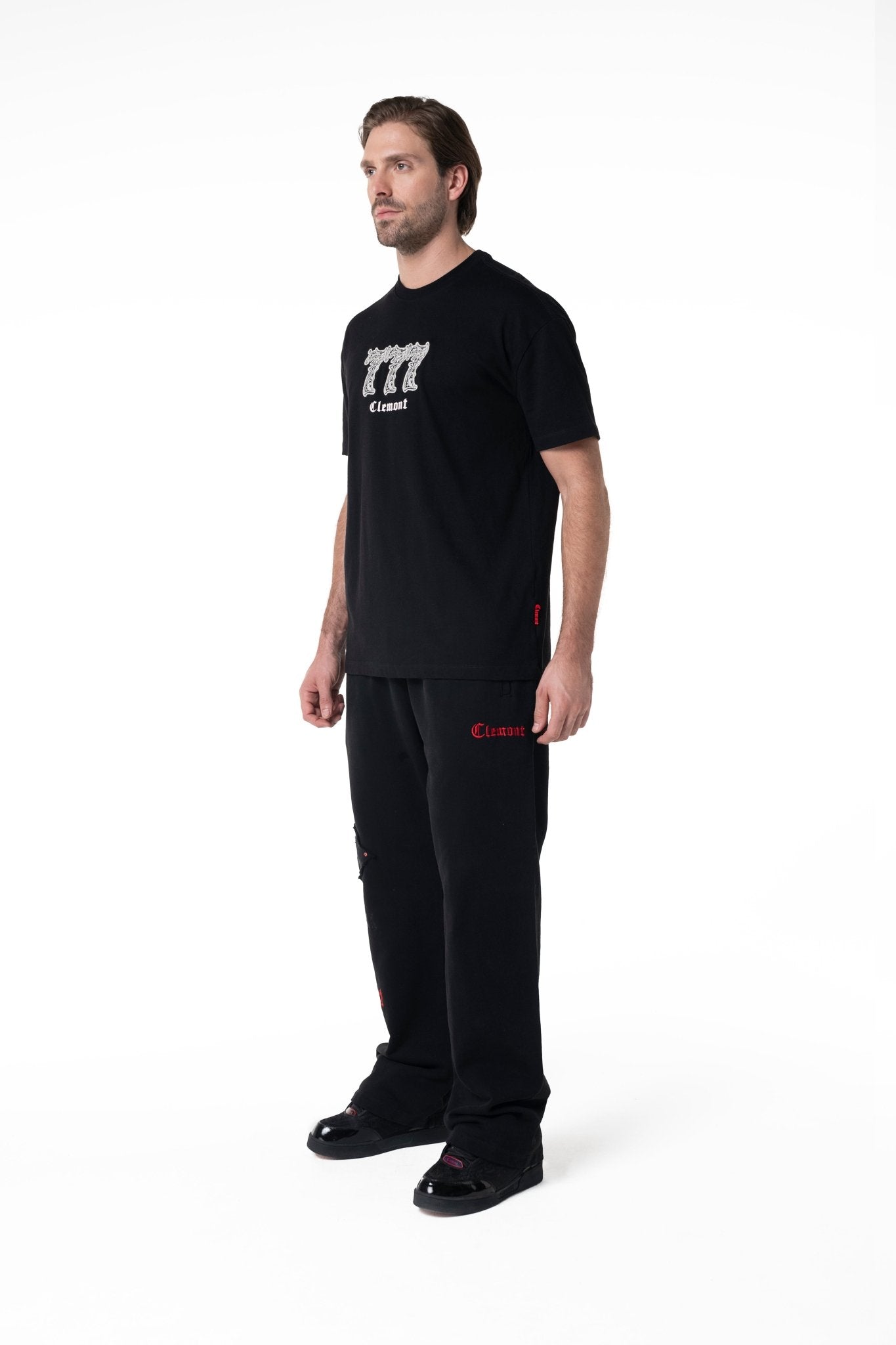 CAMISETA HOMBRE RECESSO NEGRO CLEMONT - Clemont Oficial
