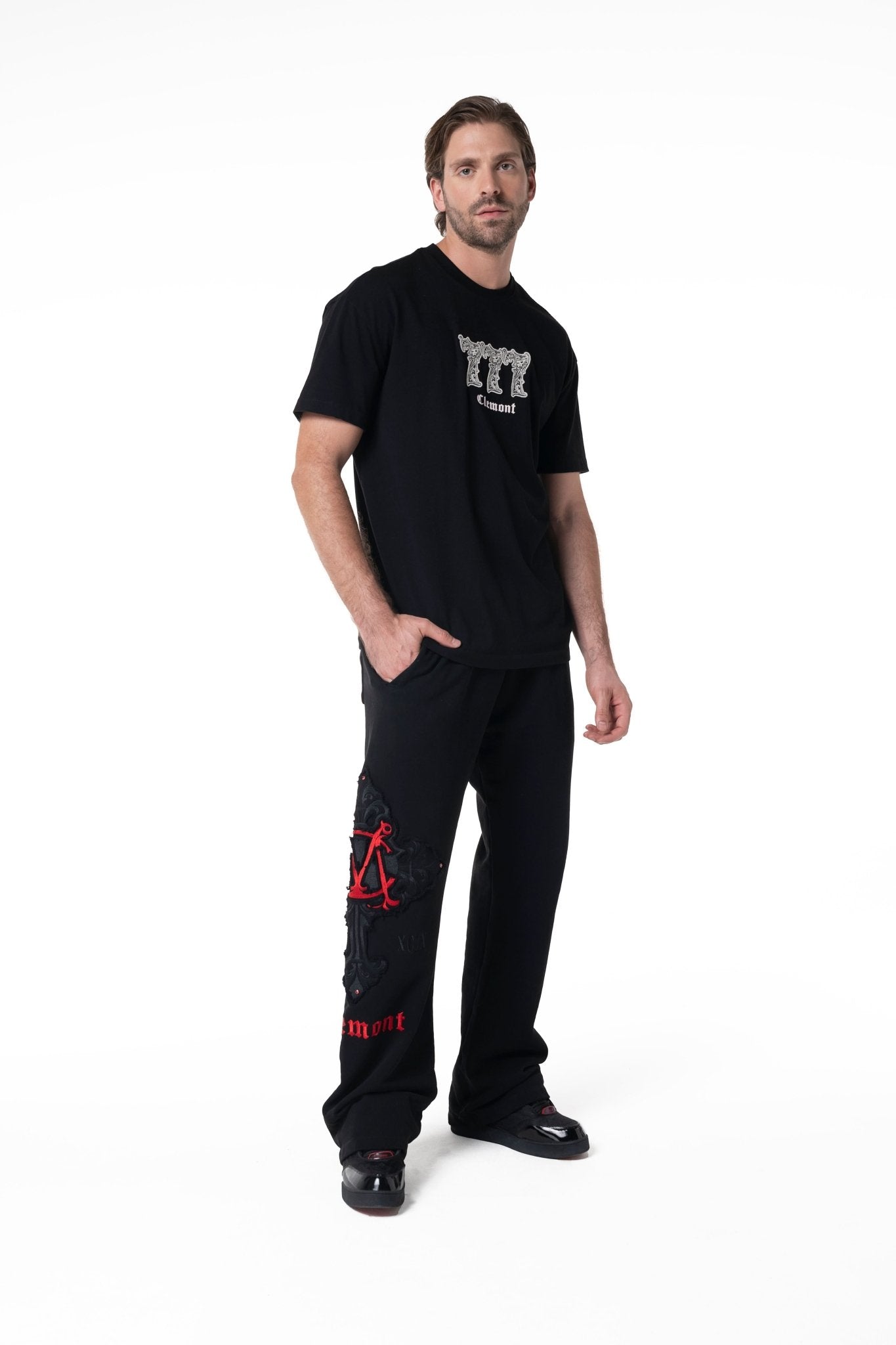 CAMISETA HOMBRE RECESSO NEGRO CLEMONT - Clemont Oficial