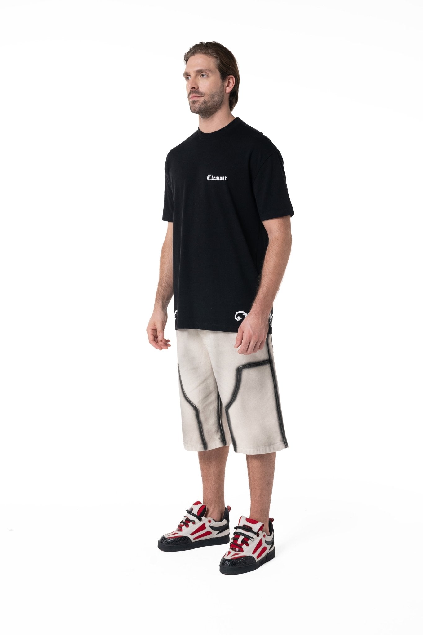 CAMISETA HOMBRE SCORRERE NEGRO CLEMONT - Clemont Oficial
