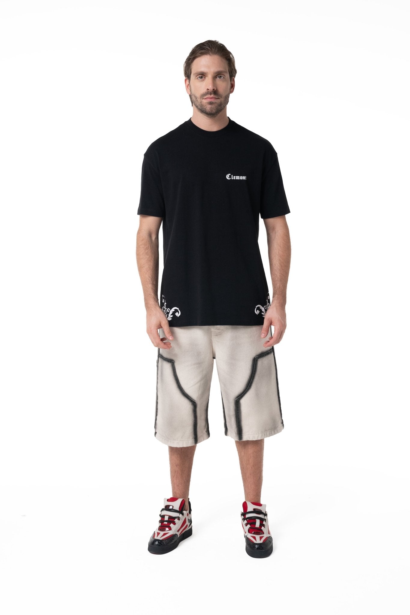 CAMISETA HOMBRE SCORRERE NEGRO CLEMONT - Clemont Oficial