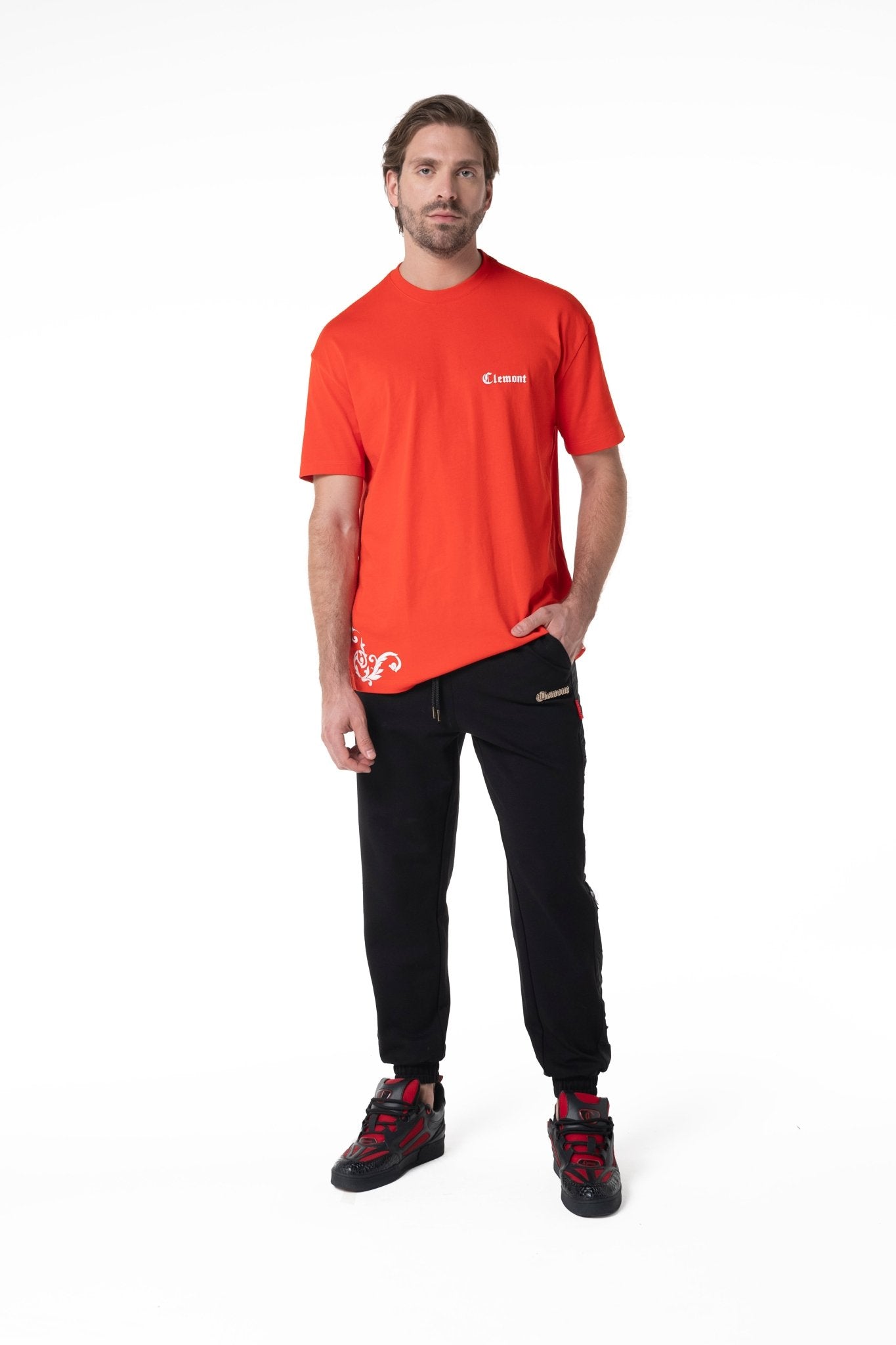 CAMISETA HOMBRE SCORRERE ROJO CLEMONT - Clemont Oficial