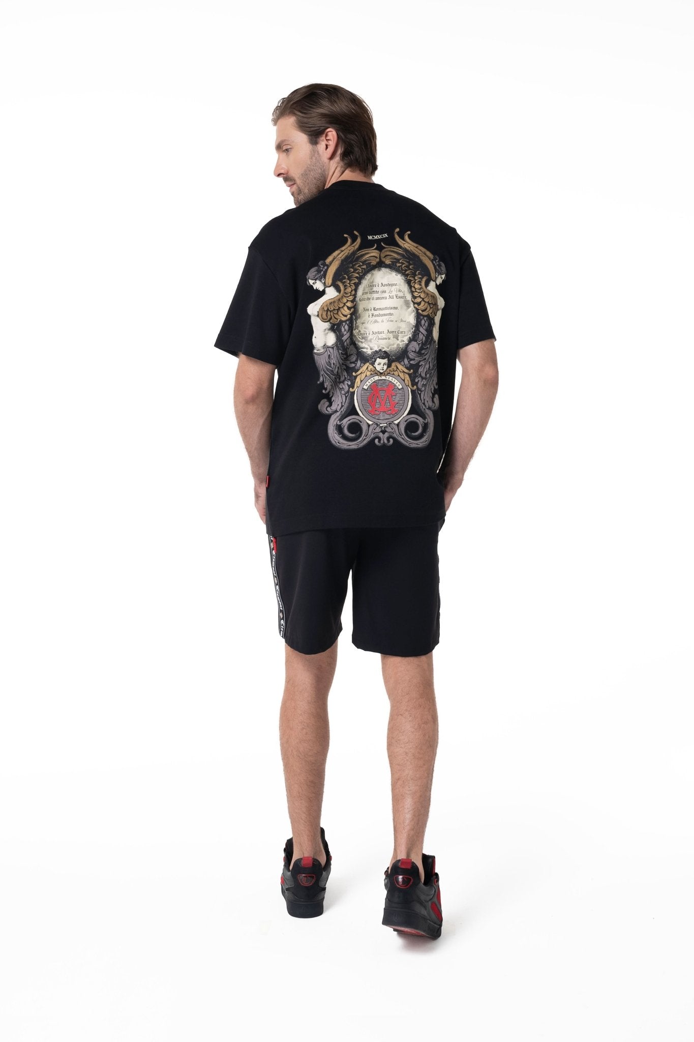 CAMISETA HOMBRE SPIGA NEGRO CLEMONT - Clemont Oficial