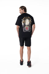CAMISETA HOMBRE SPIGA NEGRO CLEMONT - Clemont Oficial