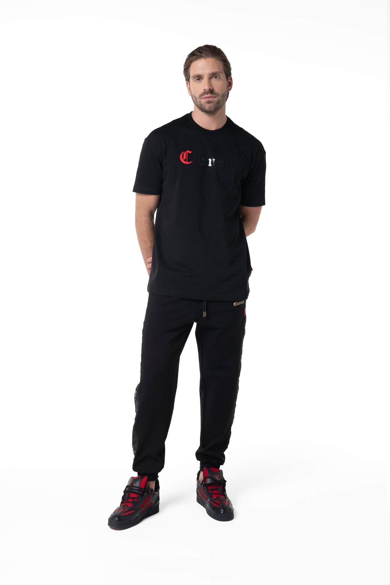 CAMISETA HOMBRE SPOGLIA NEGRO CLEMONT - Clemont Oficial