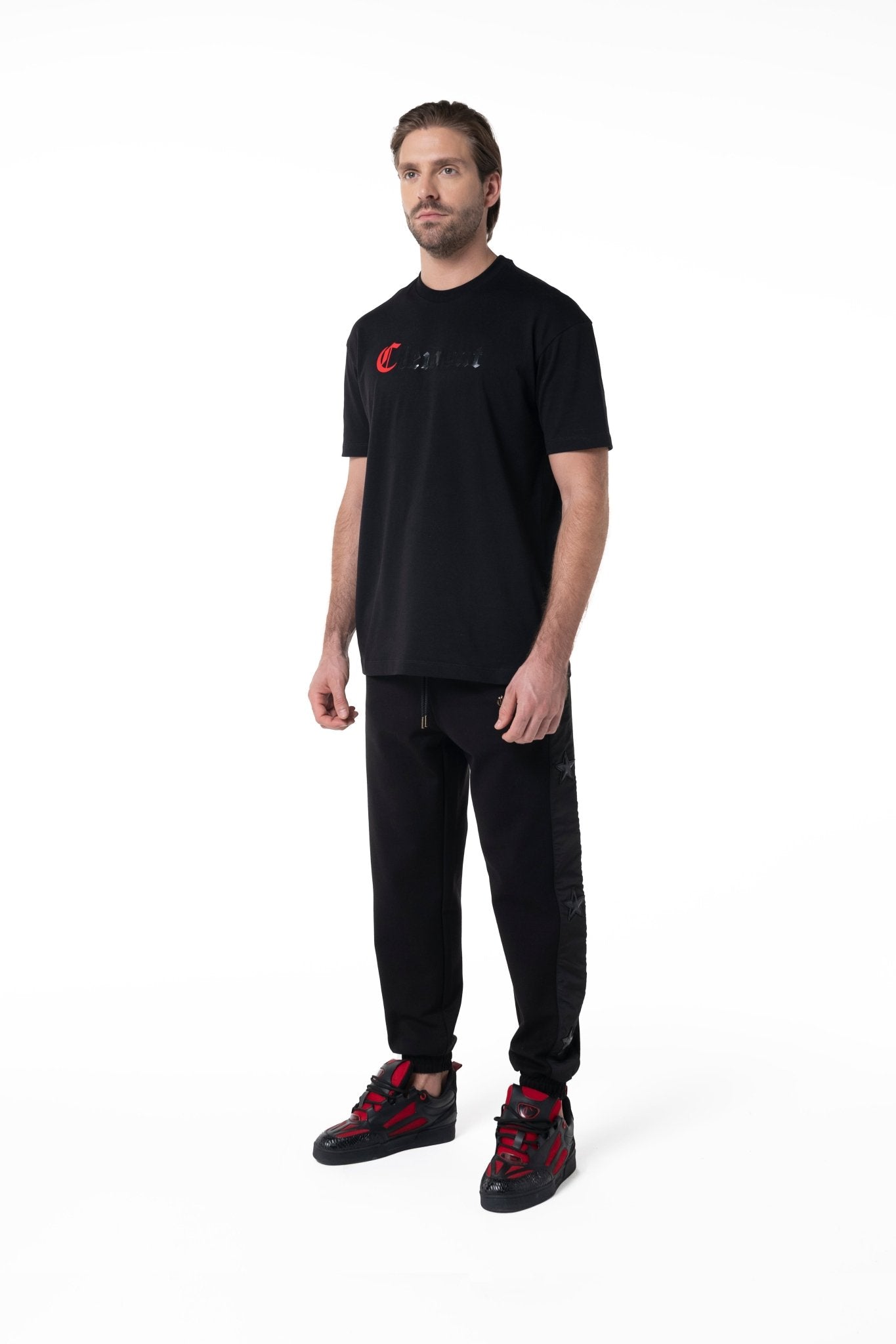 CAMISETA HOMBRE SPOGLIA NEGRO CLEMONT - Clemont Oficial