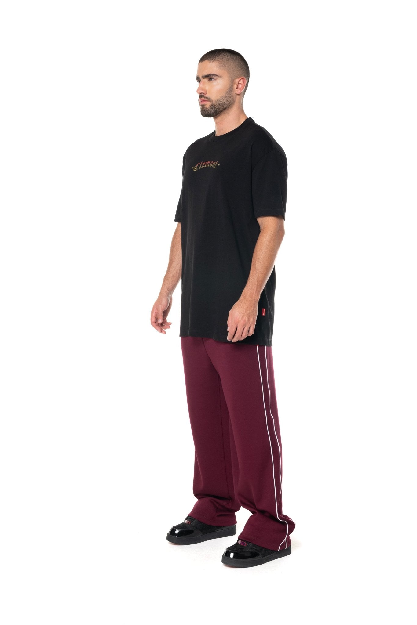 CAMISETA MASCULINA ABBRACCIO NEGRO CLEMONT - Clemont Oficial