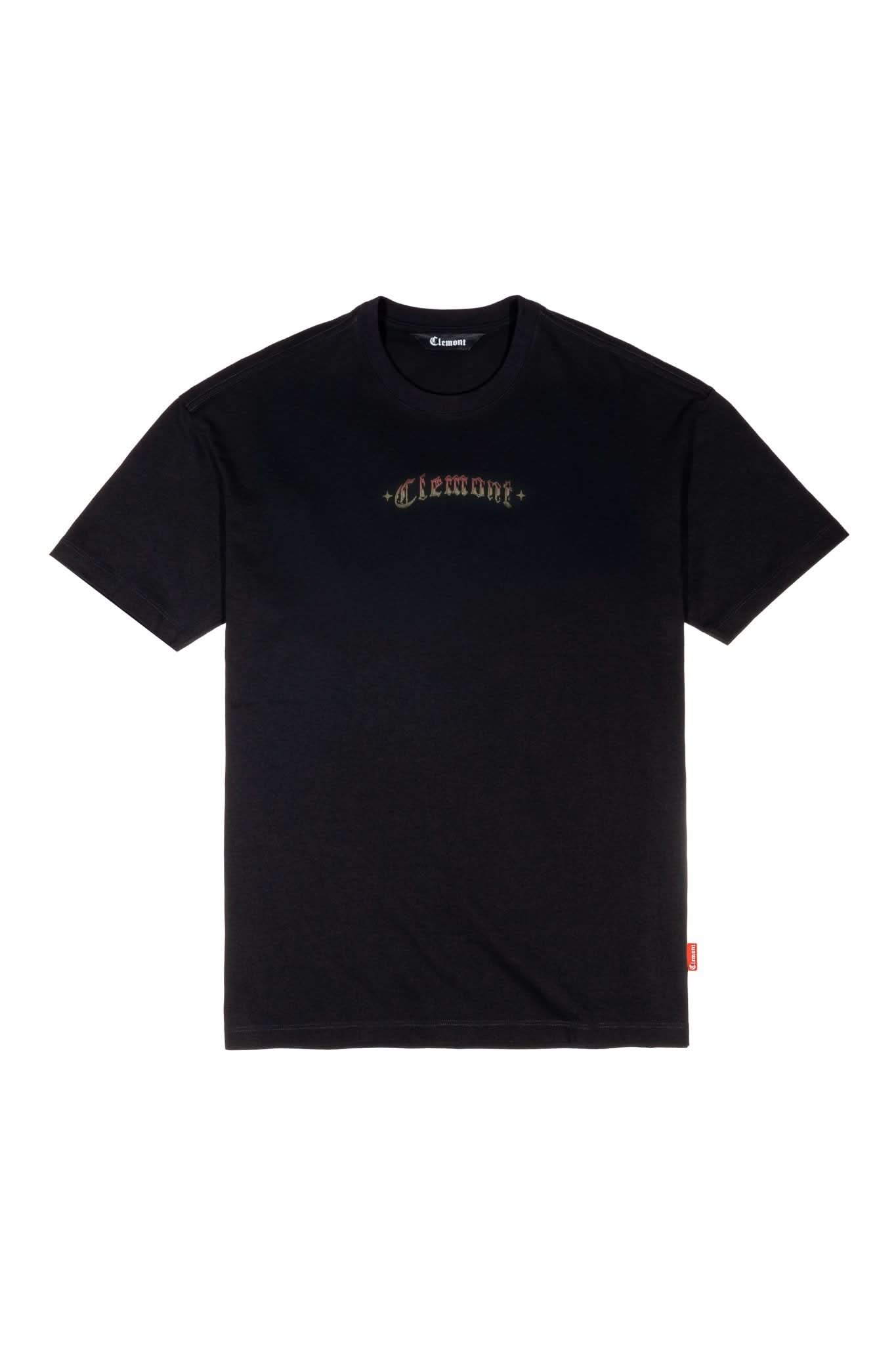 CAMISETA MASCULINA ABBRACCIO NEGRO CLEMONT - Clemont Oficial
