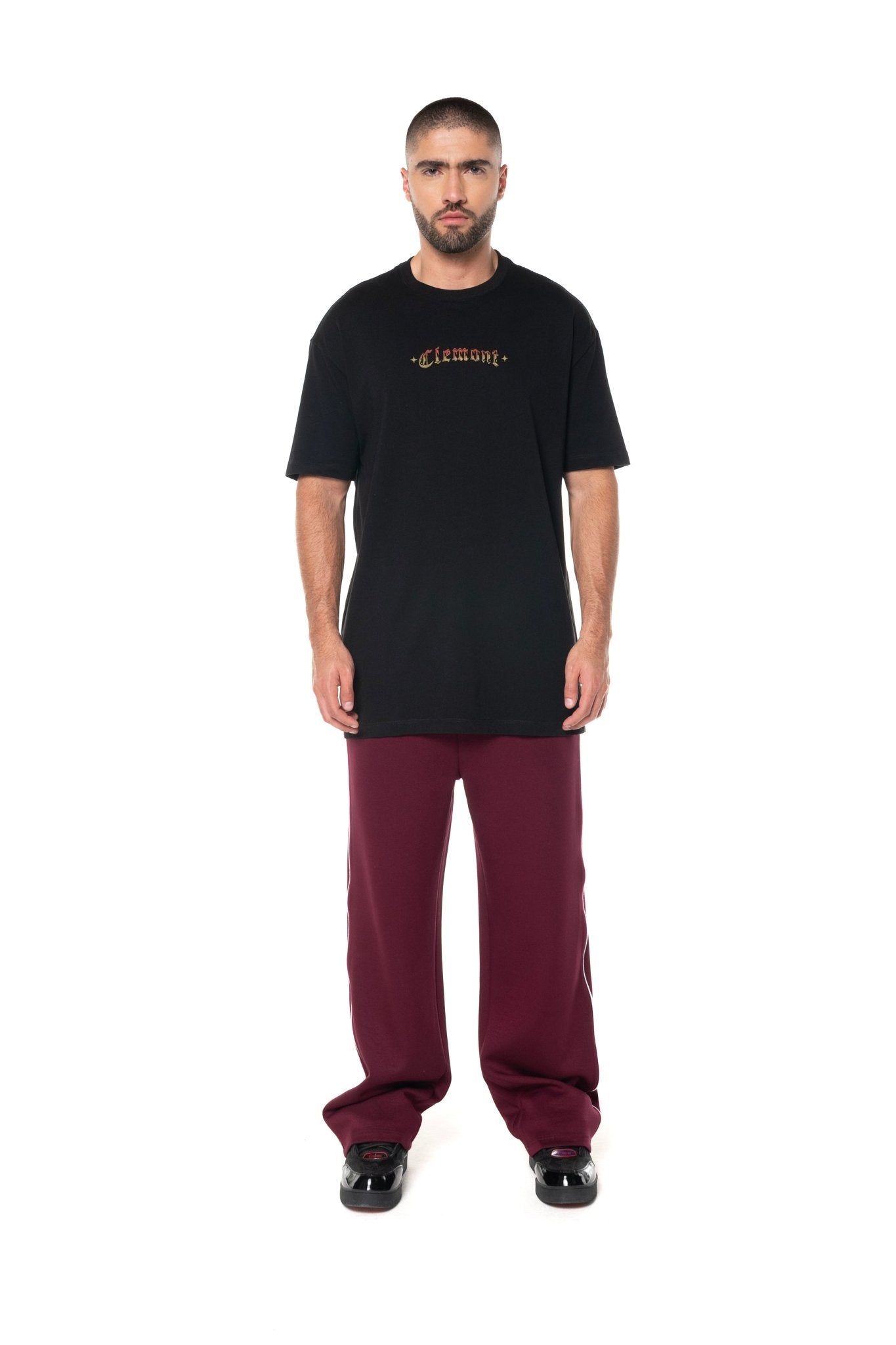 CAMISETA MASCULINA ABBRACCIO NEGRO CLEMONT - Clemont Oficial